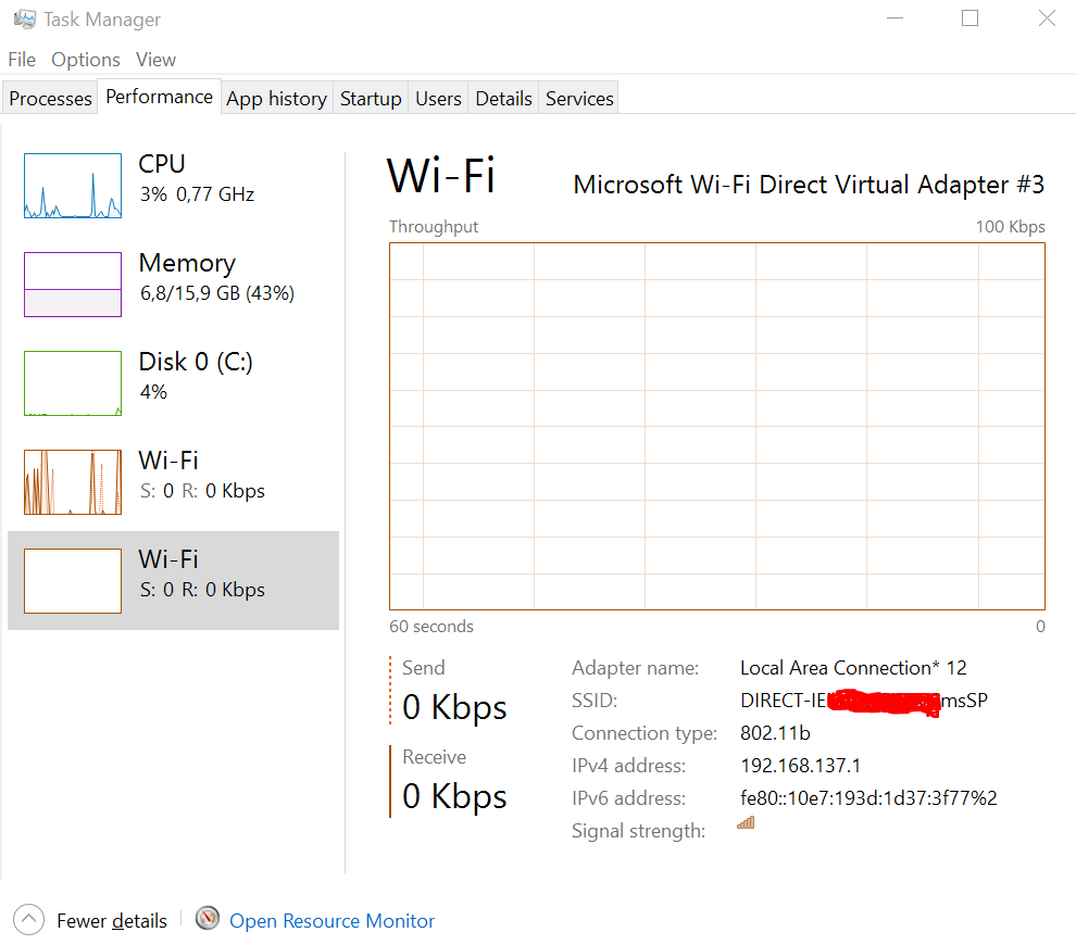 wi fi direct virtual adapter windows 10